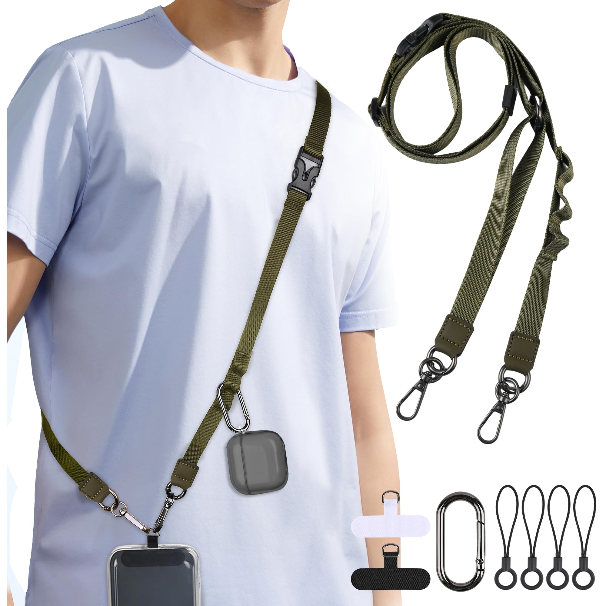 Amazon.co.jp: [MagStan] 【新改良・多用途】スマホストラップ 幅1.5cm