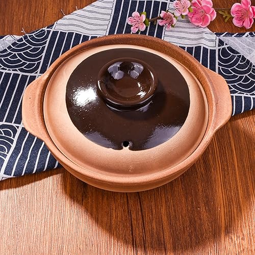 Miniatura 8 de Cazuela con tapa Olla de arcilla china Olla de arcilla japonesa Olla de piedra coreana Olla de cocina de cerámica Olla de tierra Olla de estofado