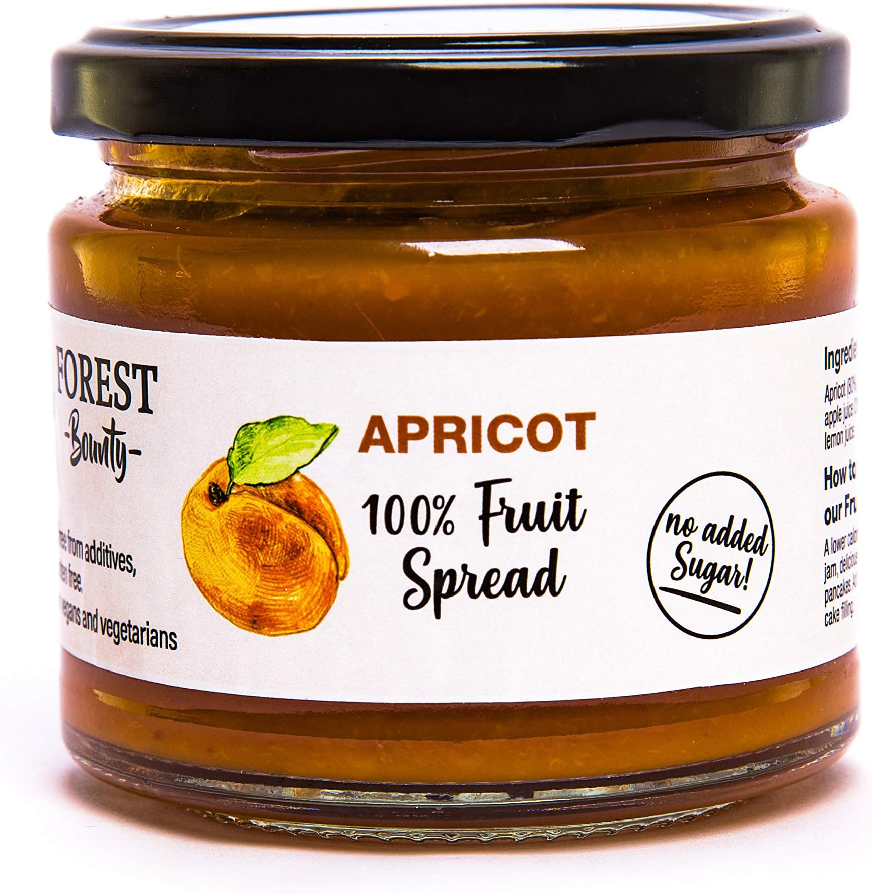 Forest Bounty Apricot 100% Fruit Spread, 250 g