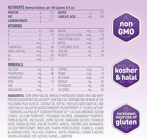 Miniatura 4 de Enfamil NeuroPro Gentlease - Fórmula para bebés, DHA para fortalecer el cerebro, mezcla inmune HuMO6, diseñada para reducir la irritación, el