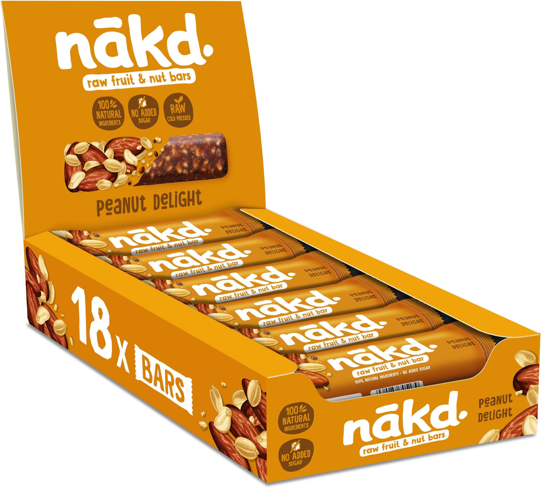 Nakd Peanut Delight 35g (Pack of 18)