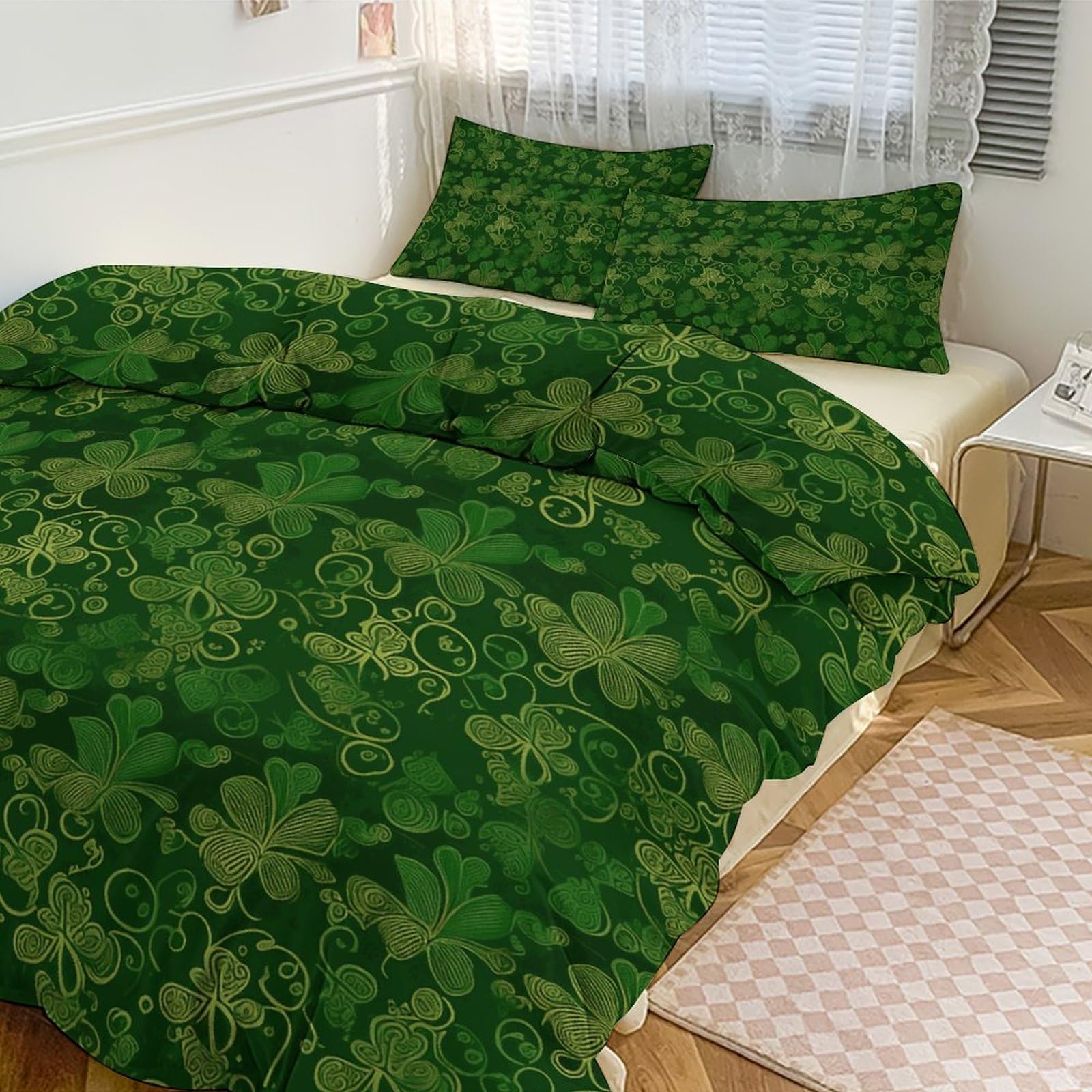 Couette pour grand lit à motif mignon de 259 cm pour chambre d'hôtel et maison