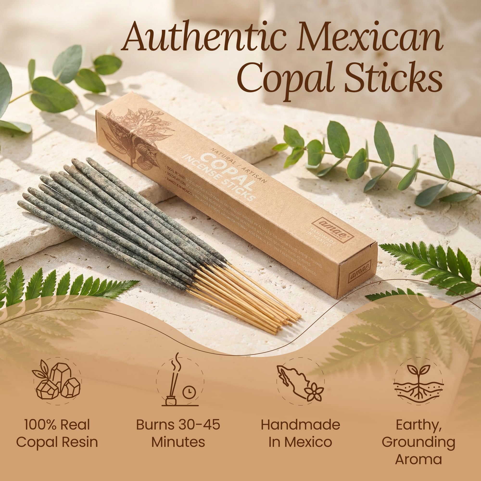 ✨希少✨ TOPCON COPAL Amazon.com: Copal Incense 40 Sticks: Big Bag, from México