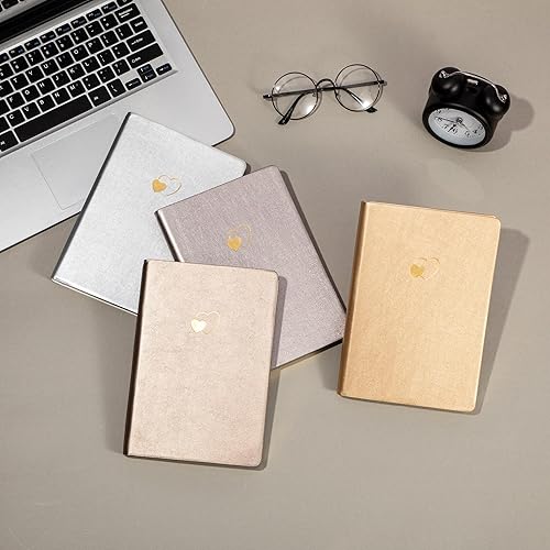 Miniatura 53 de CAGIE Lined Journal Notebook for Women and Girls 256 Pages Cute Diary with Heart-Shaped Leather Journals for Writing A5 Soft Cover Notebooks for
