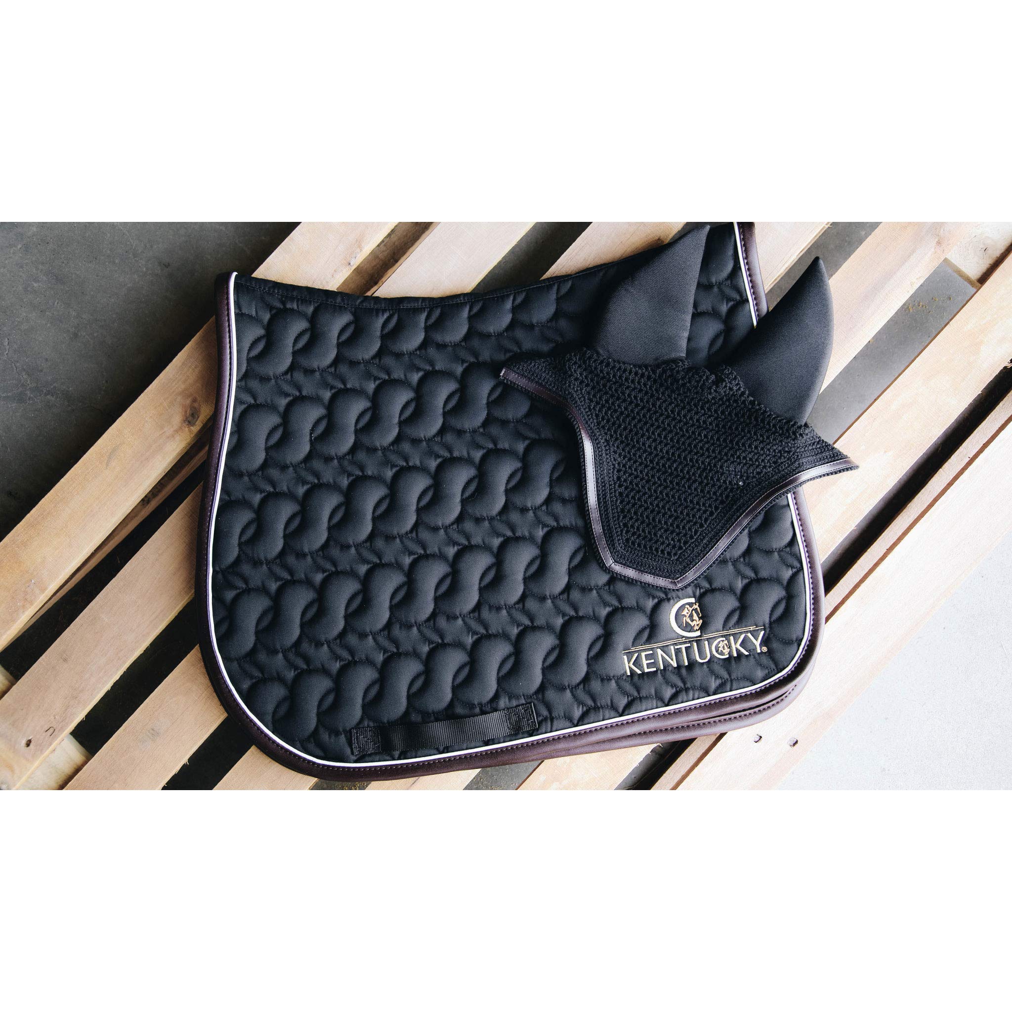 Schabracke Absorb mit Kentucky-Logo, Farbe:schwarz
