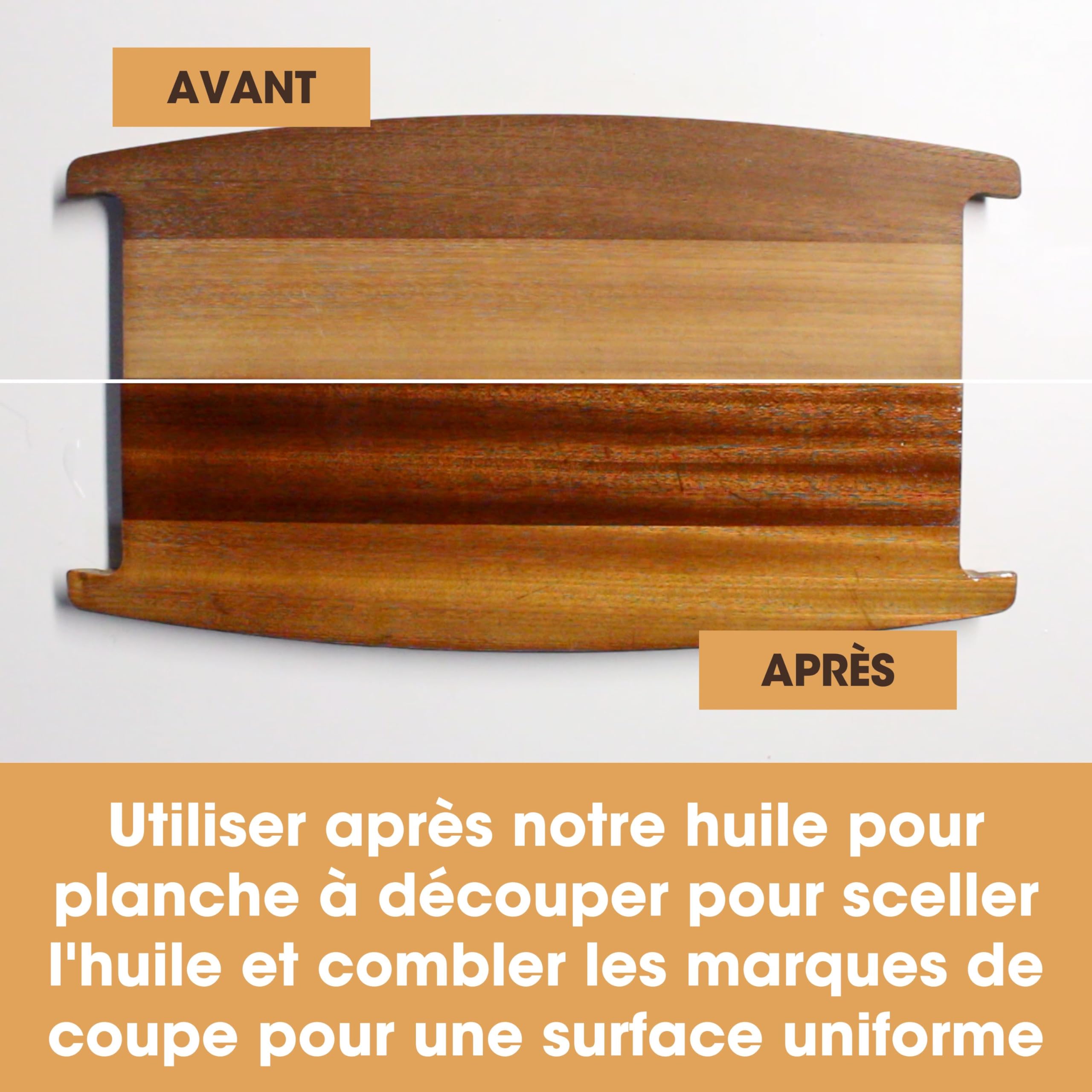 Furniture Clinic Conditionneur planche à découper huiles cires minérales alimentaire 500 ml