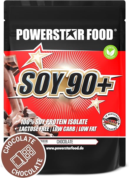 Powerstar SOY 90+ Isolat de Protéine de Soja 1kg