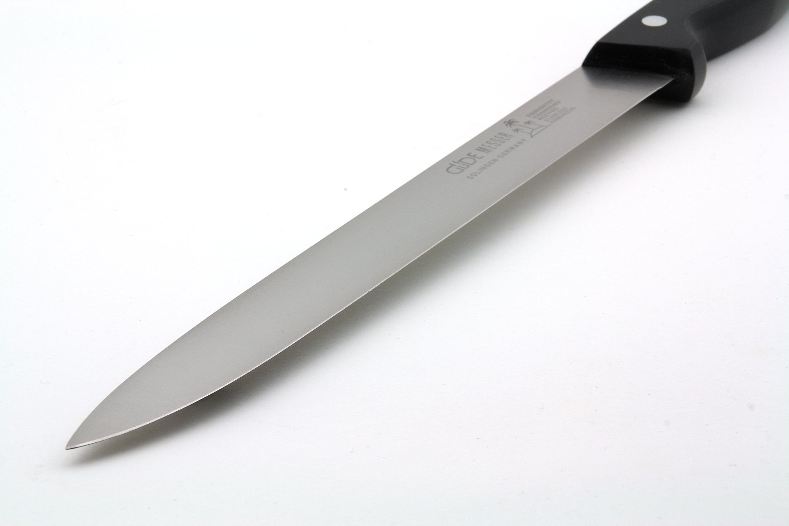 Güde Solingen - Cuchillo jamonero estampado, 25 cm, Cuchillo de Trinchar, BETAP, POM