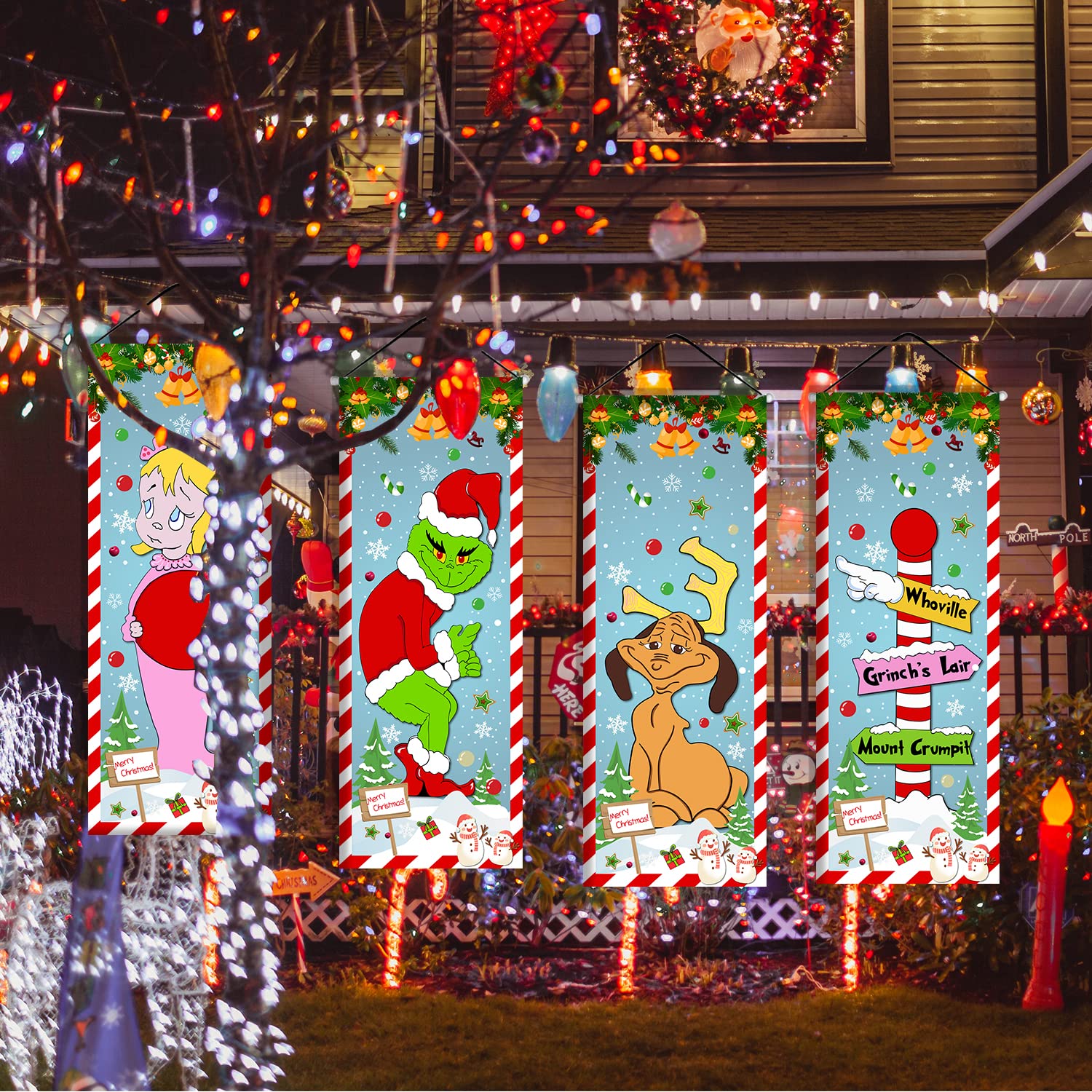 Whoville Outdoor Christmas Decorations