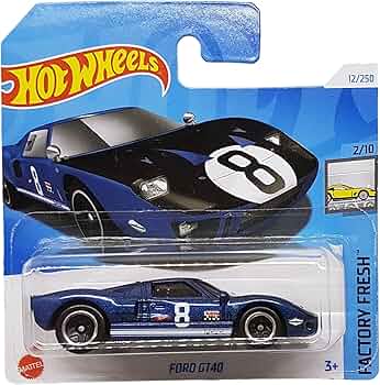 Hot Wheels - Ford GT40 - Factory Fresh 2/10 - HTD34 - Short Card