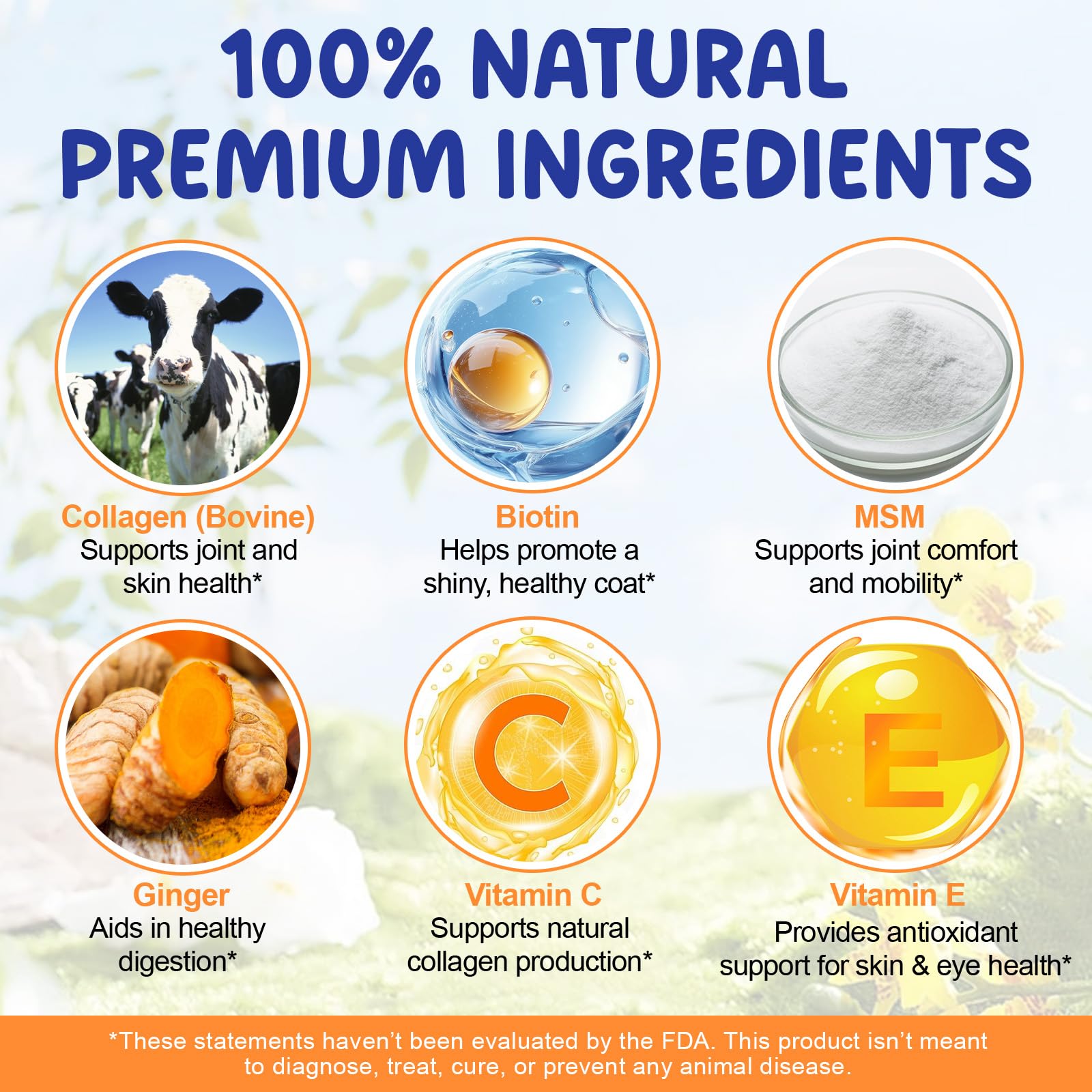 Collagen for Dogs 60ml, Liquid Dog Collagen Drops, Liquid Collagens for Dogs Joints Skin & Coat - Image 3