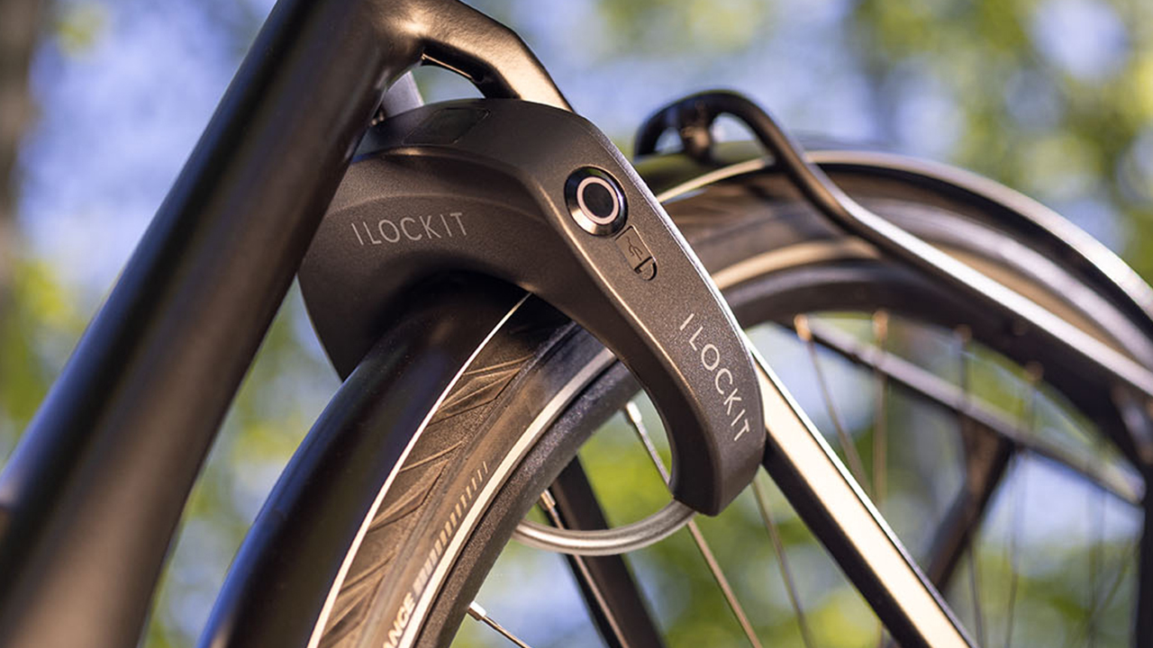 I LOCK IT PRO Fahrradschloss mit 110 dB Alarm und GPS für hohe Sicherheit