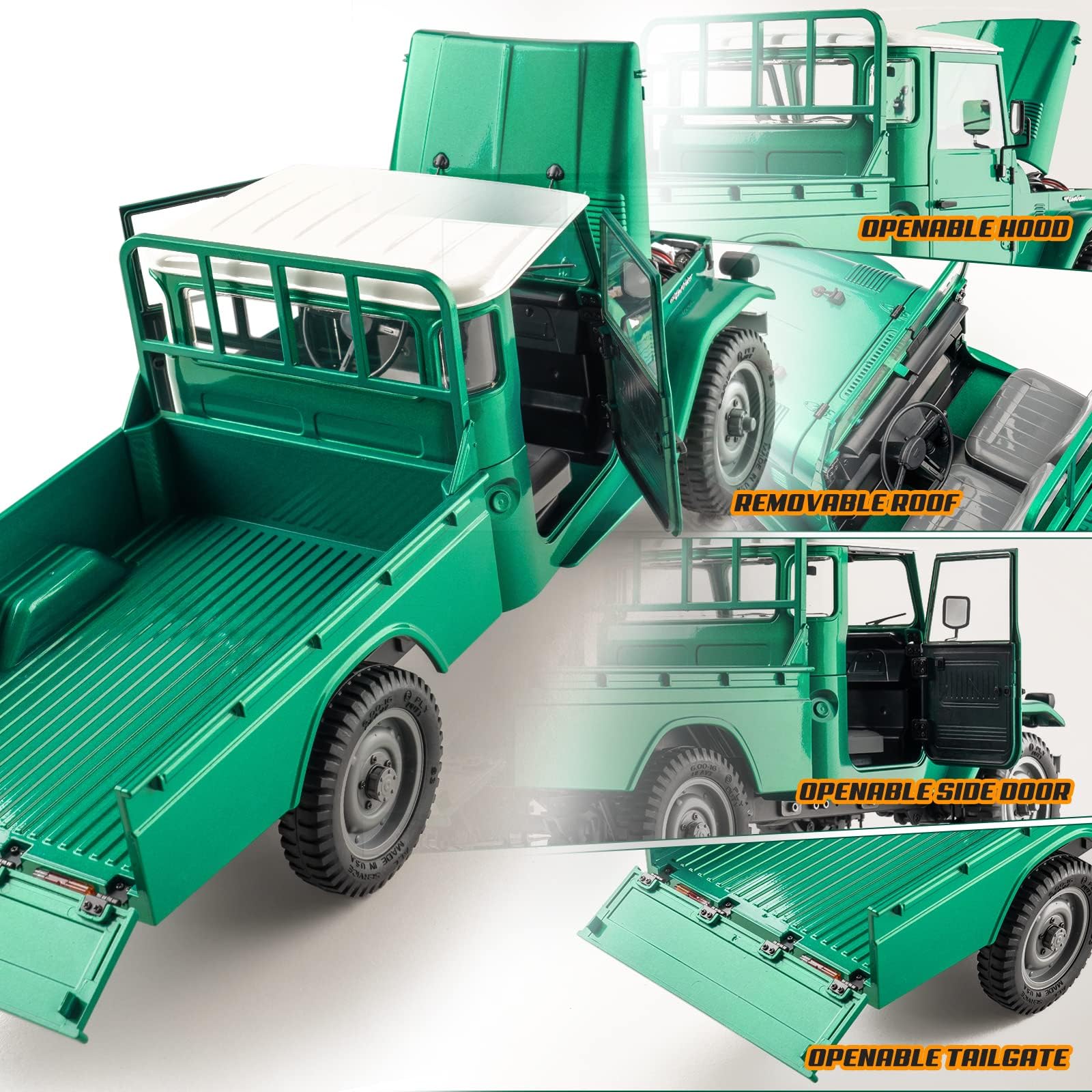 Amazon.com: FCXㅤ FMS 1/12 Toyota FJ45 RC Crawler RTR, Official