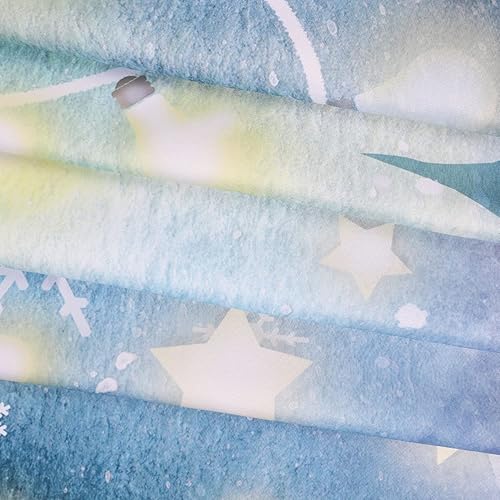 Miniatura 8 de LIVILAN Cortina de ducha de Navidad, juego de cortinas de ducha de muñeco de nieve con 12 ganchos, cortinas de ducha de nieve navideñas para baño,