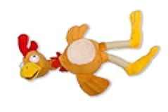 Playmaker Toys - Flying Screaming Flingshot Slingshot Novelty Chicken Plush Doll Toy, Launches up to 50 Feet