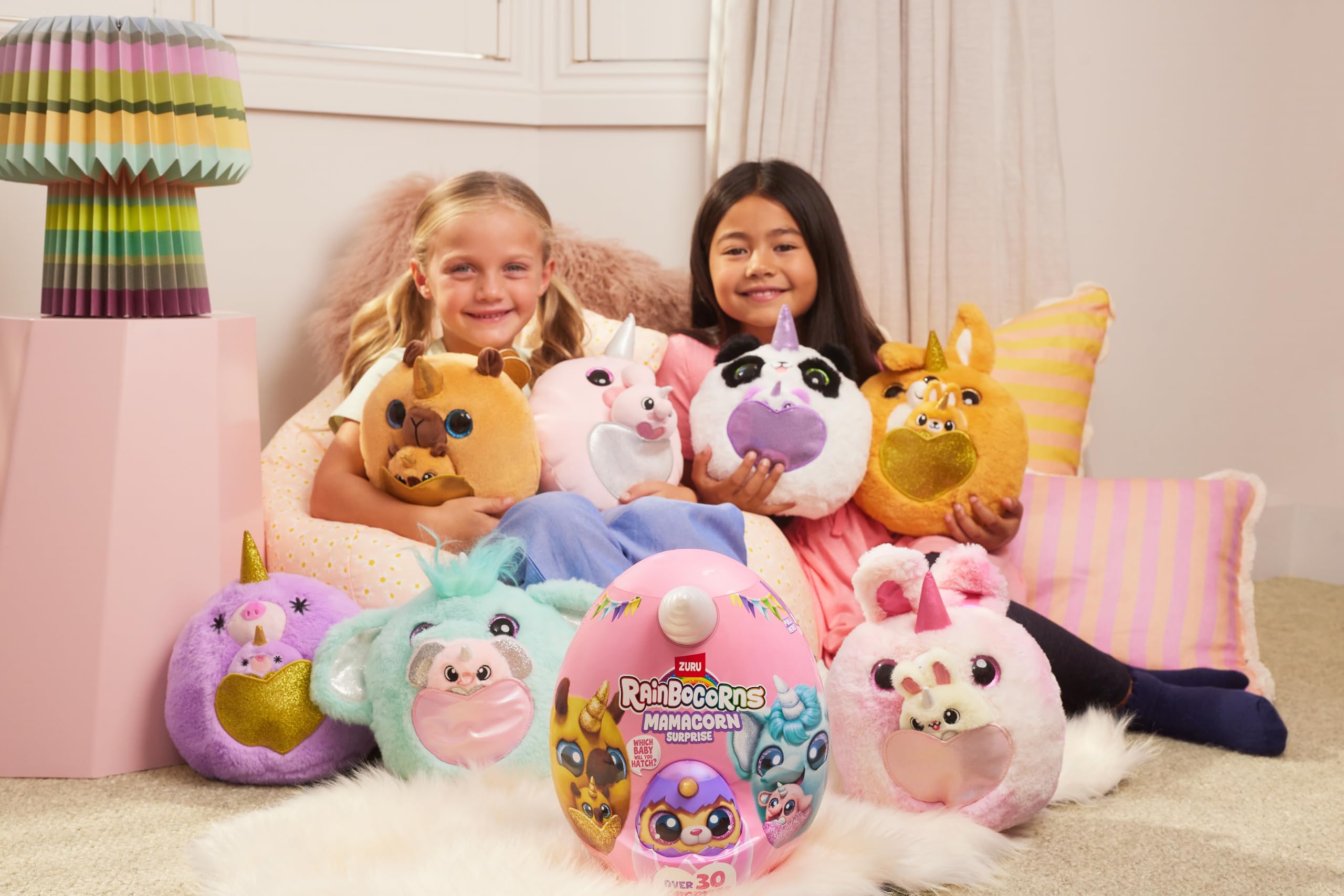 Rainbocorns Mamacorn Surprise de ZURU, Peluche Coleccionable para niñas Mayores de 3 años(Trudy)