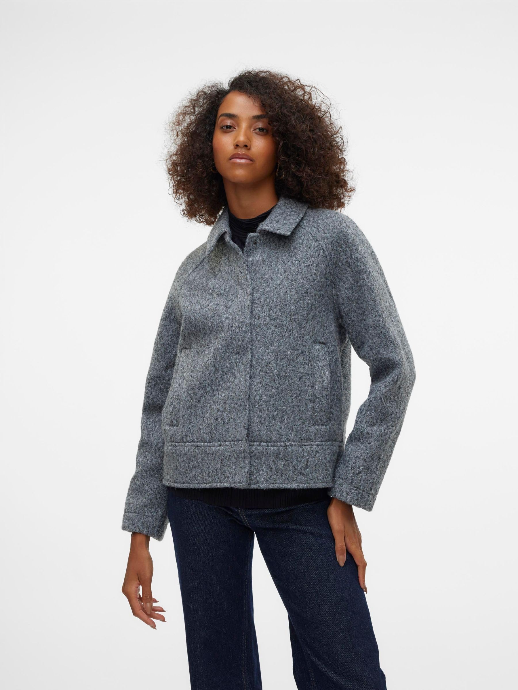 VERO MODA Vmlara Emilia Short Jacket Noos Giacca Donna (Pacco da 1)