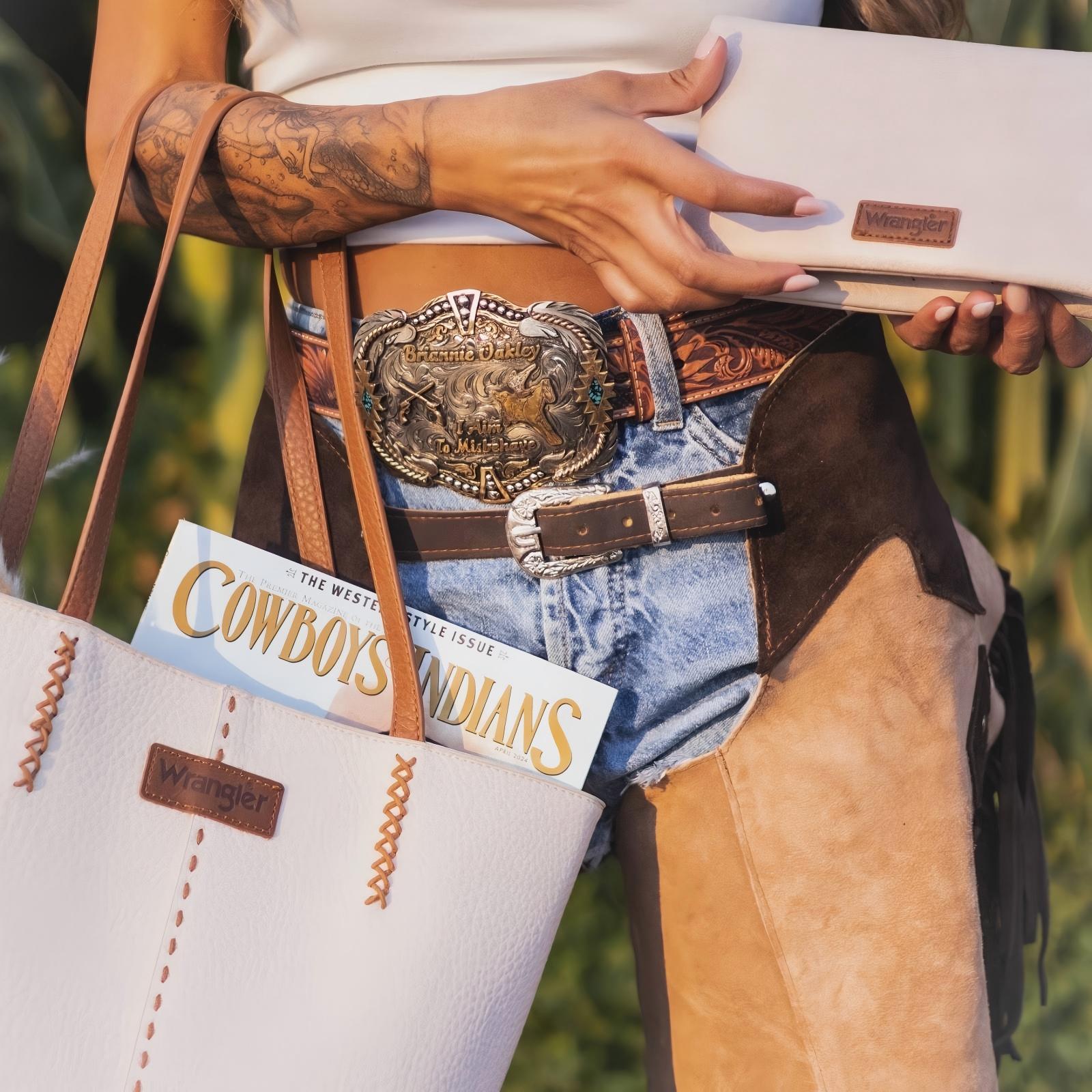 Bolso Tote Wrangler para Mujer con Asa de Hombro miniatura 7
