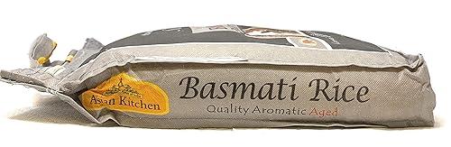 Miniatura 10 de Asian Kitchen - Arroz basmati blanco platino extra largo de 4 libras 40lbs  Todo natural  Apto para gluten  Vegano  Origen indio  Calidad de
