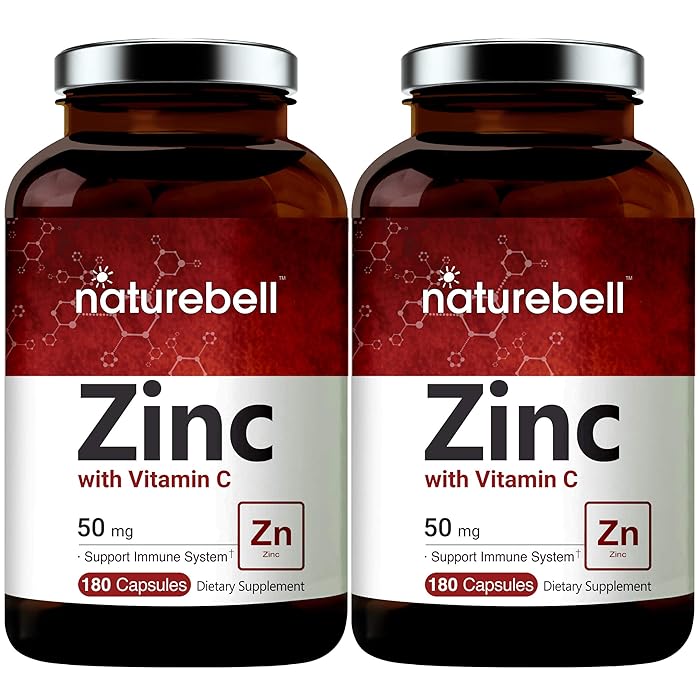 Buy 2 Pack Naturebell Zinc Quercetin with Vitamin C & D3, 120 Capsules