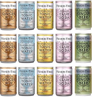 Fever-Tree Tonic Water, Premium Sparkling, 5 Flavor Variety Pack, No Artificial Sweeteners, Flavorings or Preservatives, ...