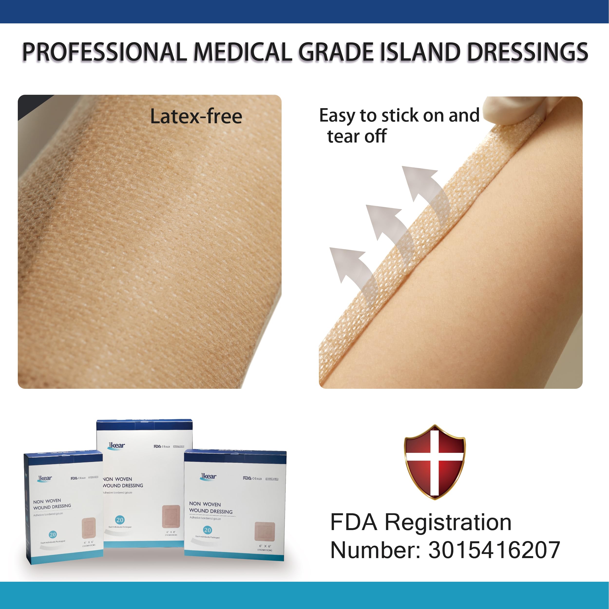 Extra Large Sterile Gauze Pads - Wound Dressings -7