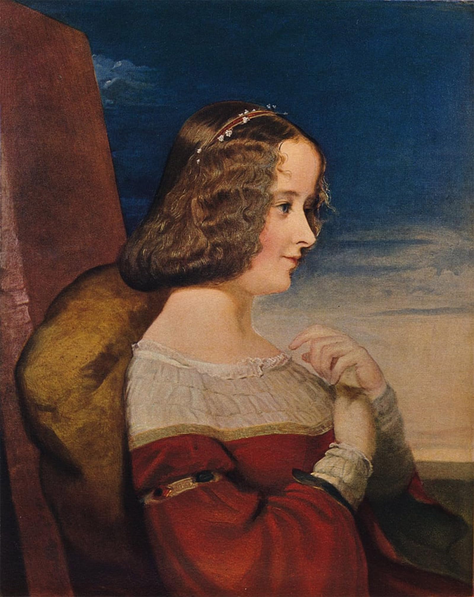 Cuadro en lienzo de Lady Dorothy Fanny Nevill por George Frederick Watts para pared, 60x90cm 5