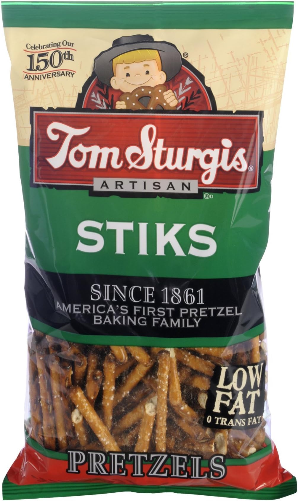 Tom Sturgis Artisan Stiks Pretzels 14 oz. Bag (3 Bags)