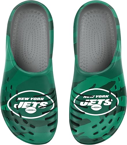Miniatura 60 de FOCO - Sandalias de agua de jardín con logotipo de equipo de la NFL, para hombre Camuflaje tonal,logotipo grande de bloque