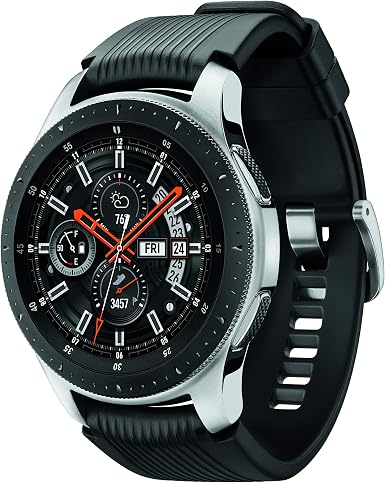 SAMSUNG Galaxy Watch (46mm, GPS, Bluetooth) – Silver/Black (US Version) :  Clothing, Shoes \u0026 Jewelry