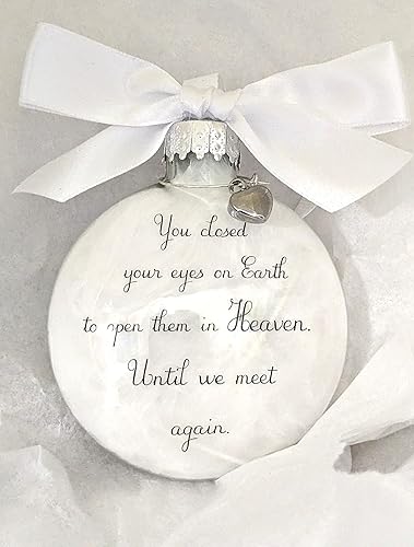 Miniatura 1 de Memorial Christmas Ornament with Cremation Urn Charm