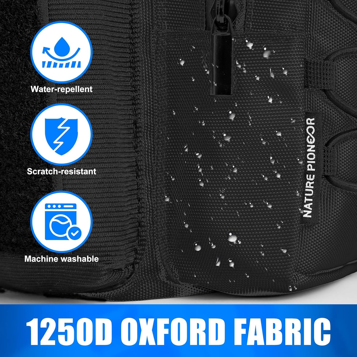 NATURE PIONEOR Magnetic Gym Bag for Men and Women - Magnet Water Bottle Holder Sling Carrier with Crossbody Shoulder Strap,Gym Accessories Pouch,Phone Pockets for Sports,Walking,Travel,Workout - Image 7