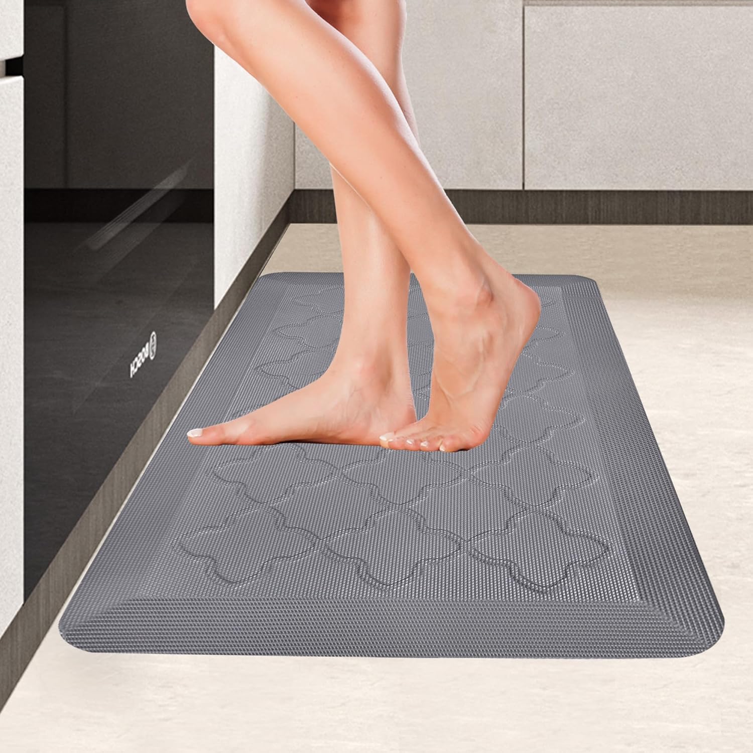 Kitchen Mat Cushioned Anti Fatigue Floor Mat ，7/8