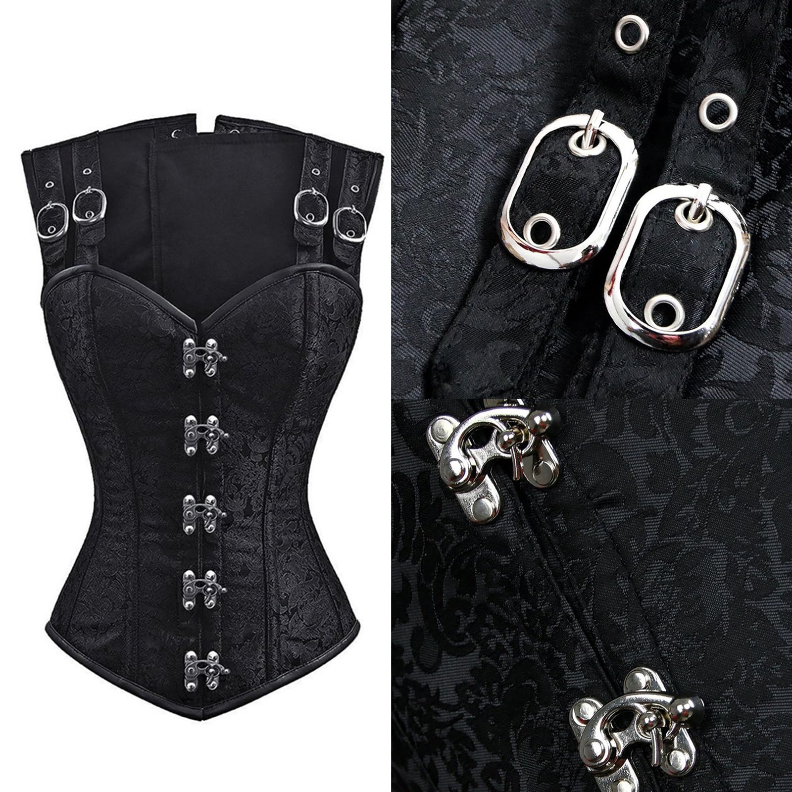 Corset respirant pour femme - Accessoire de mode pour festivals de musique - Corset de fête