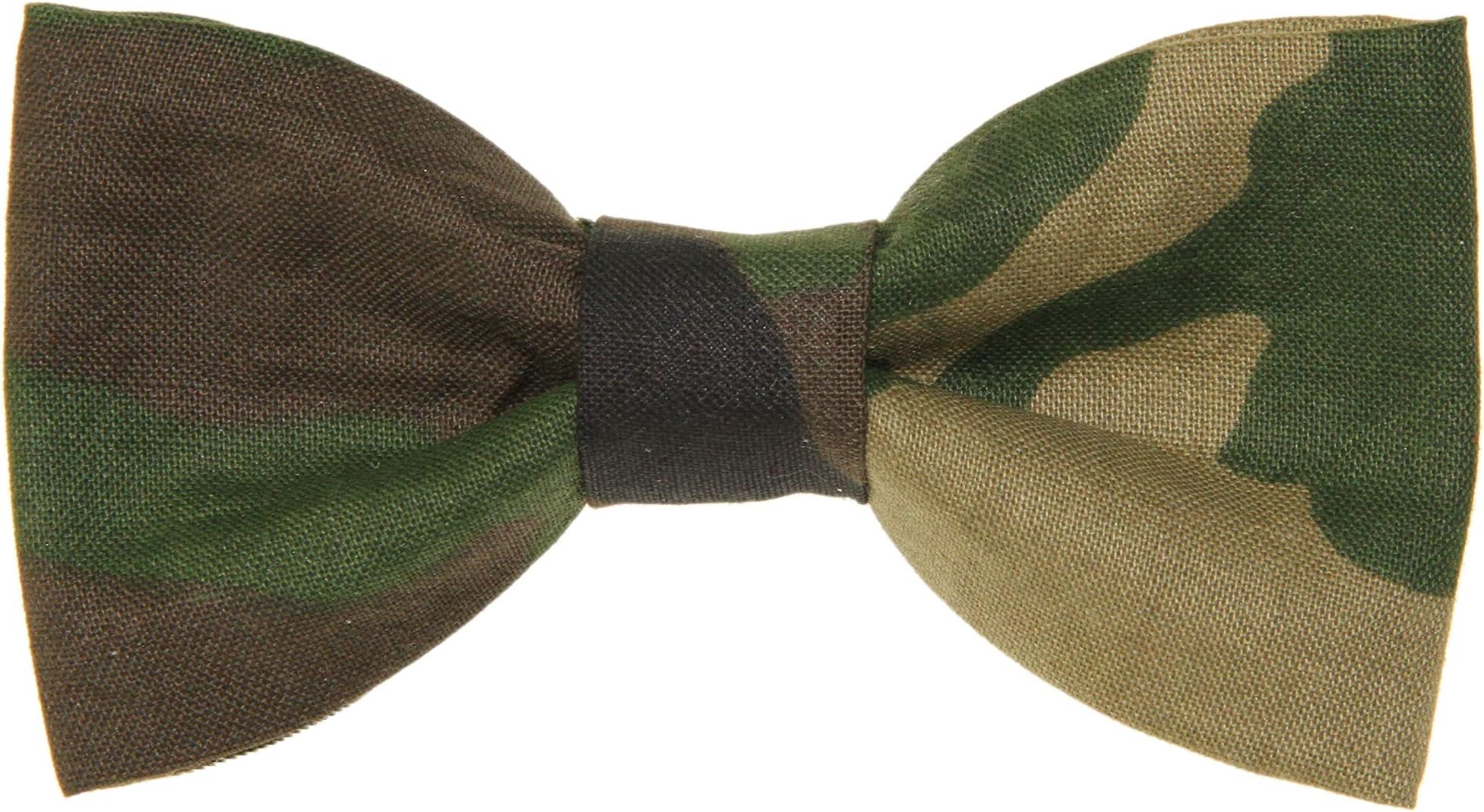 Toddler Boy 4T 5T Camouflage Camo Clip On Cotton Bow Tie