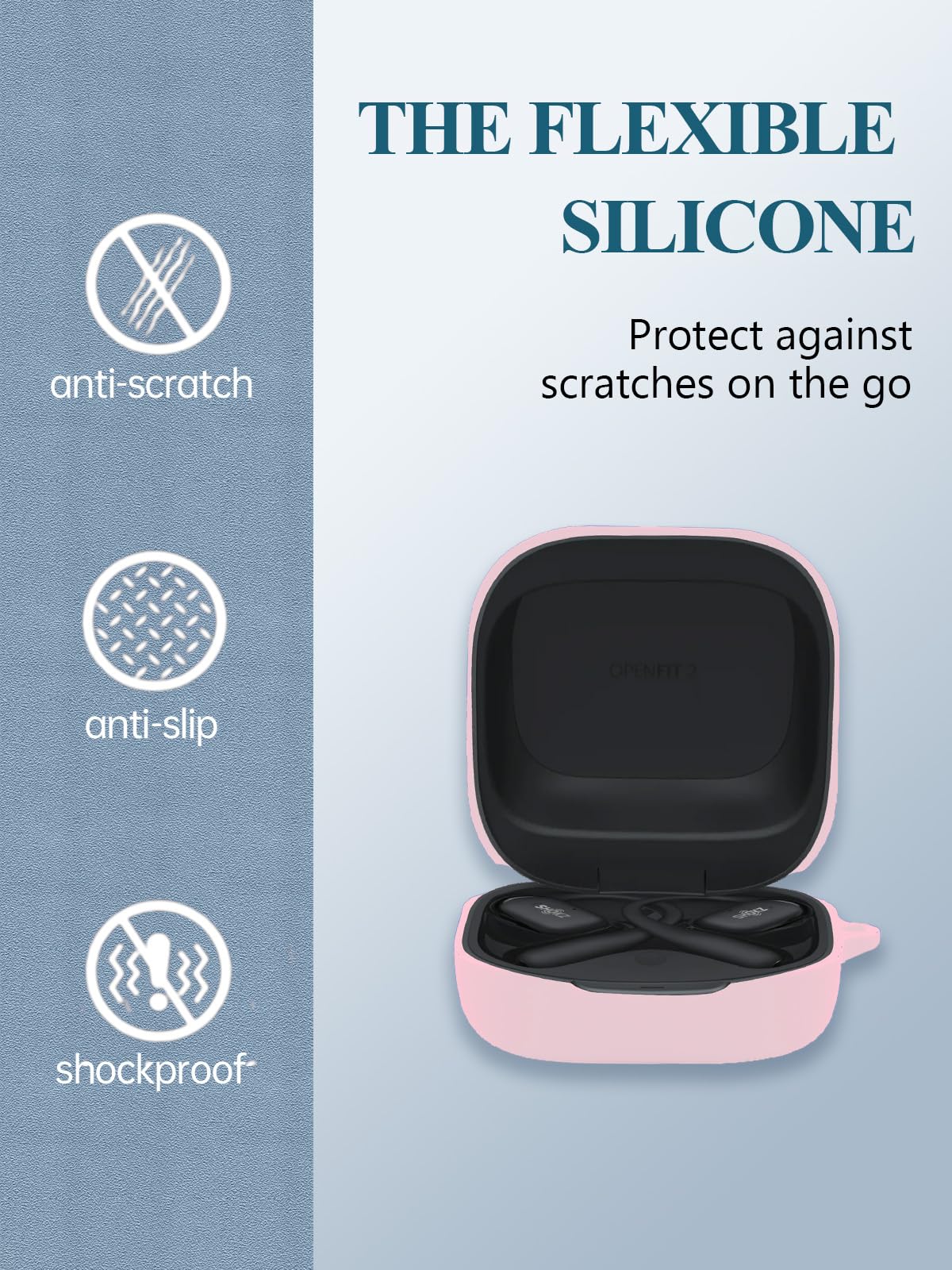 Amazon.com: Case for SHOKZ OpenFit 2 Open-Ear Headphones, Soft