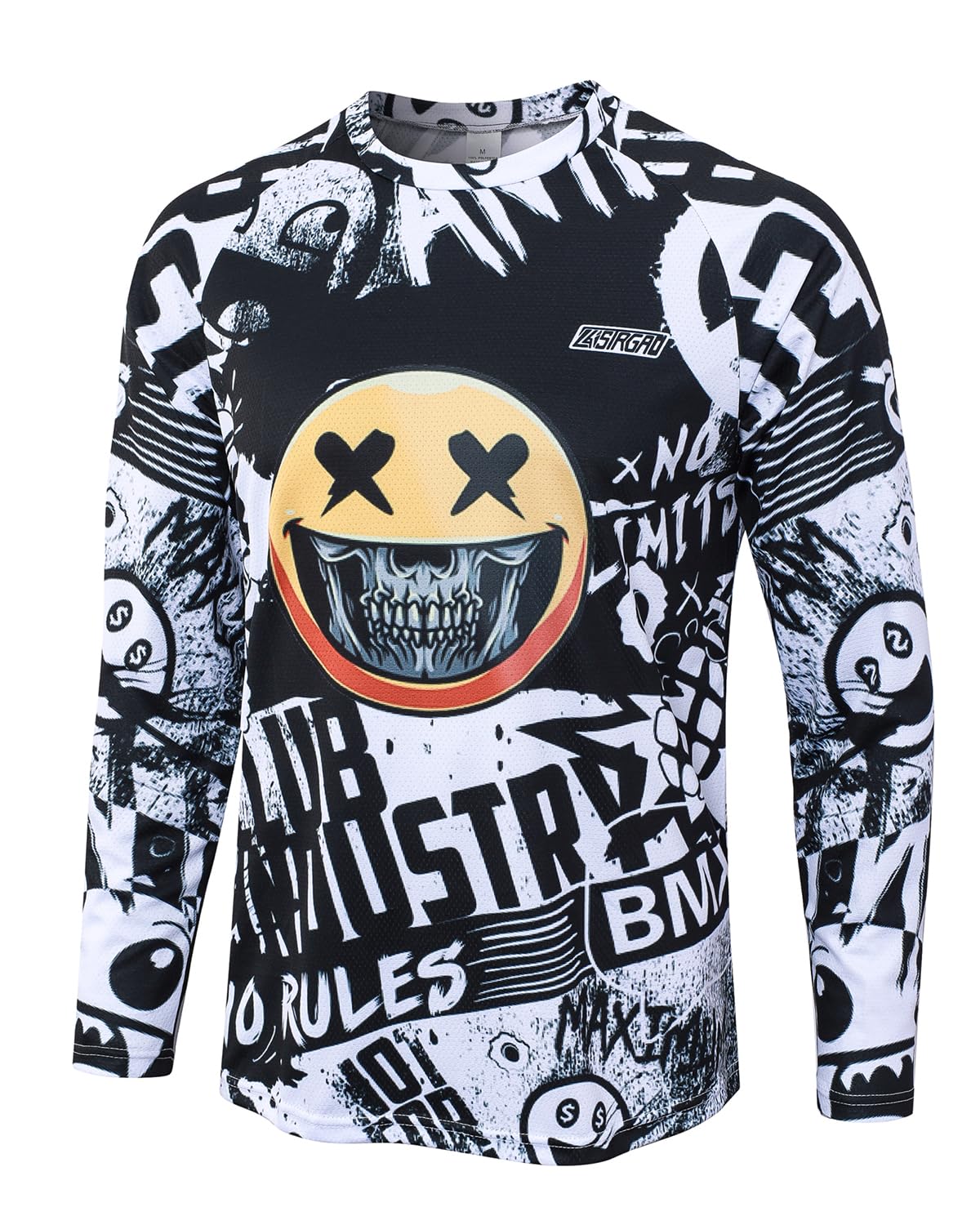 Men's Mountain Bike Long Sleeve Jersey BMX Downhill Shirts MTB Cycling jerseys