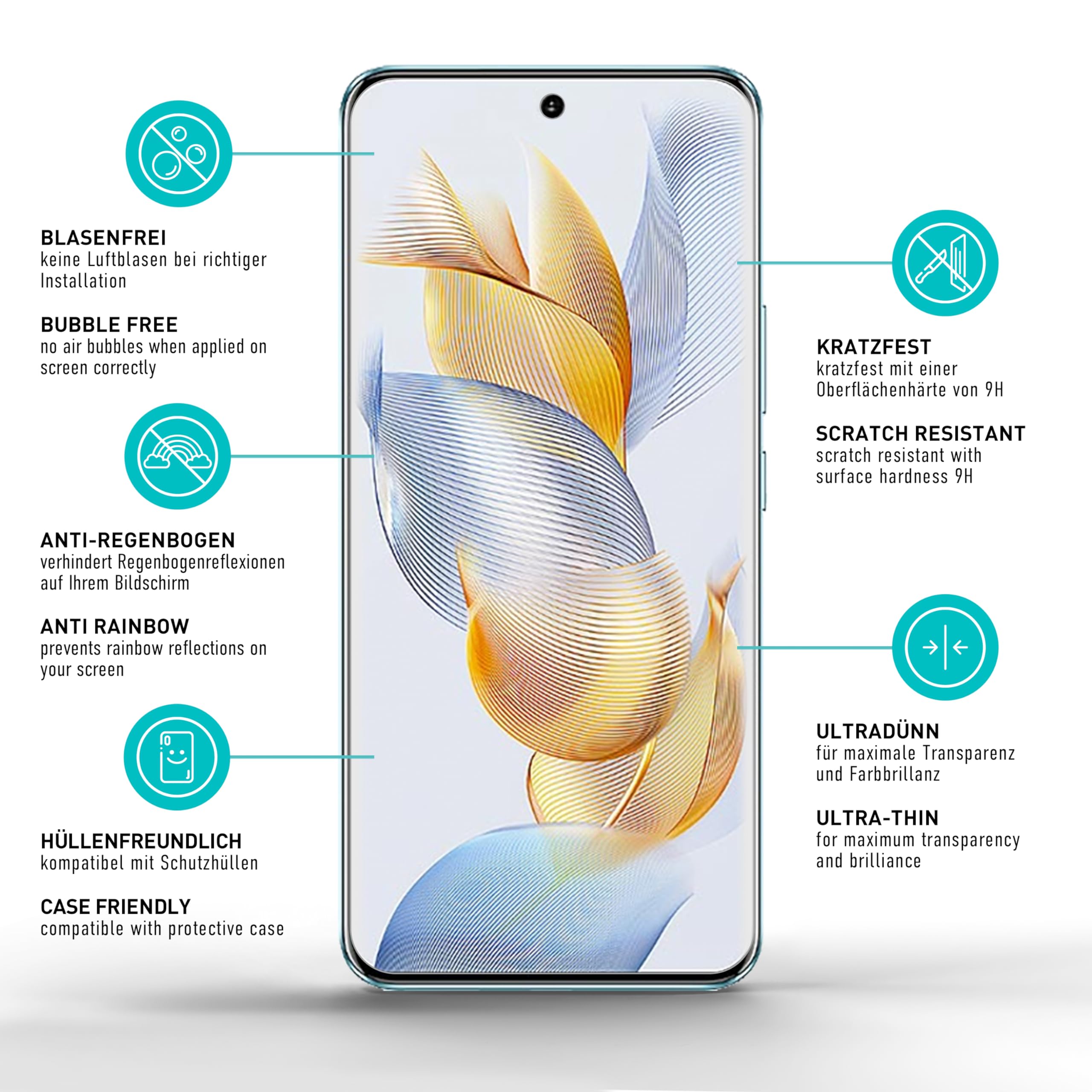 Film Protecteur D'Écran TPU [2+2] Pour Honor 400 - Protection Intégrale Écran Et Caméra, Anti-Traces
