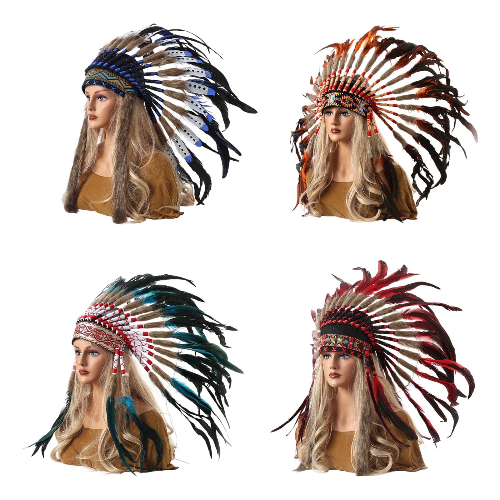 Fascia per capelli per palcoscenico, comoda fascia per capelli per celebrazioni ed eventi di danza, festival, copricapo