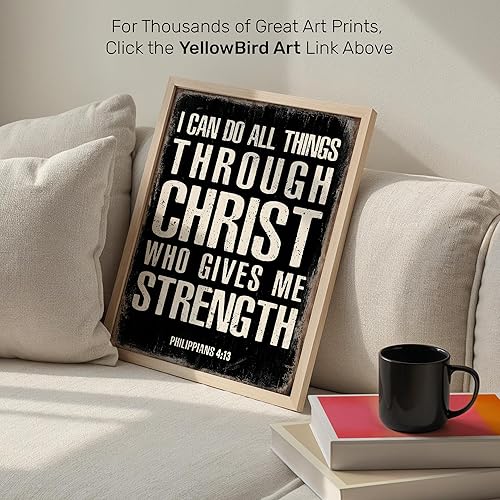 Miniatura 16 de I Can Do All Things Through Christ - Filipenses 4 13 - Decoración religiosa de pared - Regalos cristianos para hombres - Regalos católicos