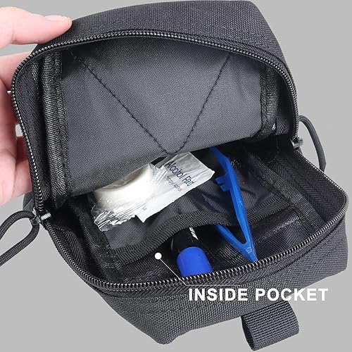 Miniatura 9 de AMYIPO Mini MOLLE bolsa multiusos compacta táctica cintura bolsas pequeña utilidad EDC bolsa