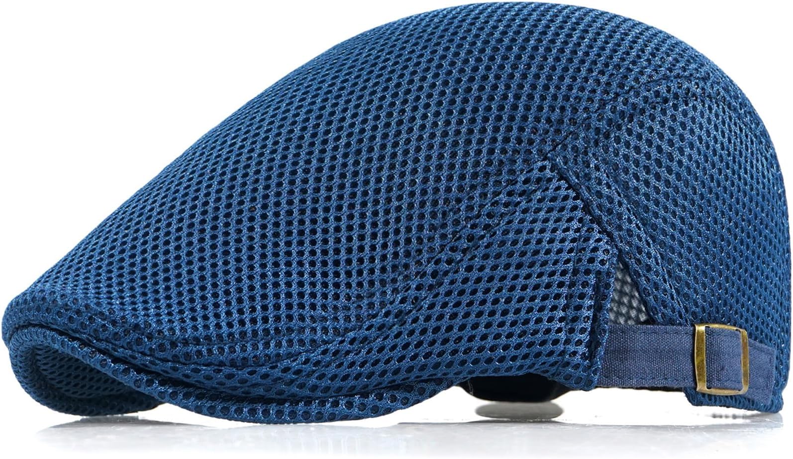 Men's Mesh Cap Breathable Summer Newsboy Hat Adjustable Beret Ivy Cap Irish Cabbie Driving Hunting Hats