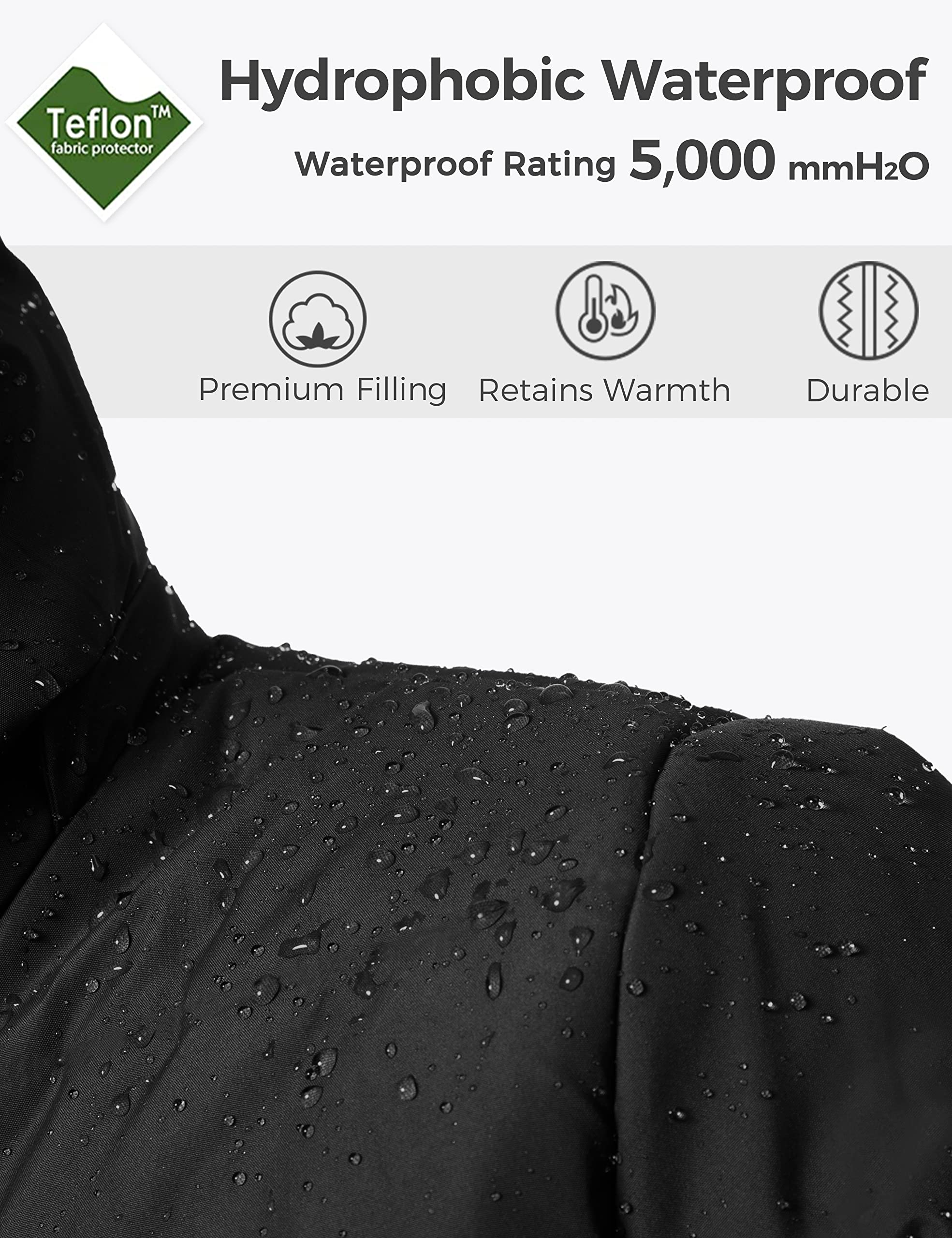 Wantdo Giacca Invernale Imbottita Calda Parka con Pelliccia Esterno Giaccone da Lavoro Antivento Giacca Pesante Donna