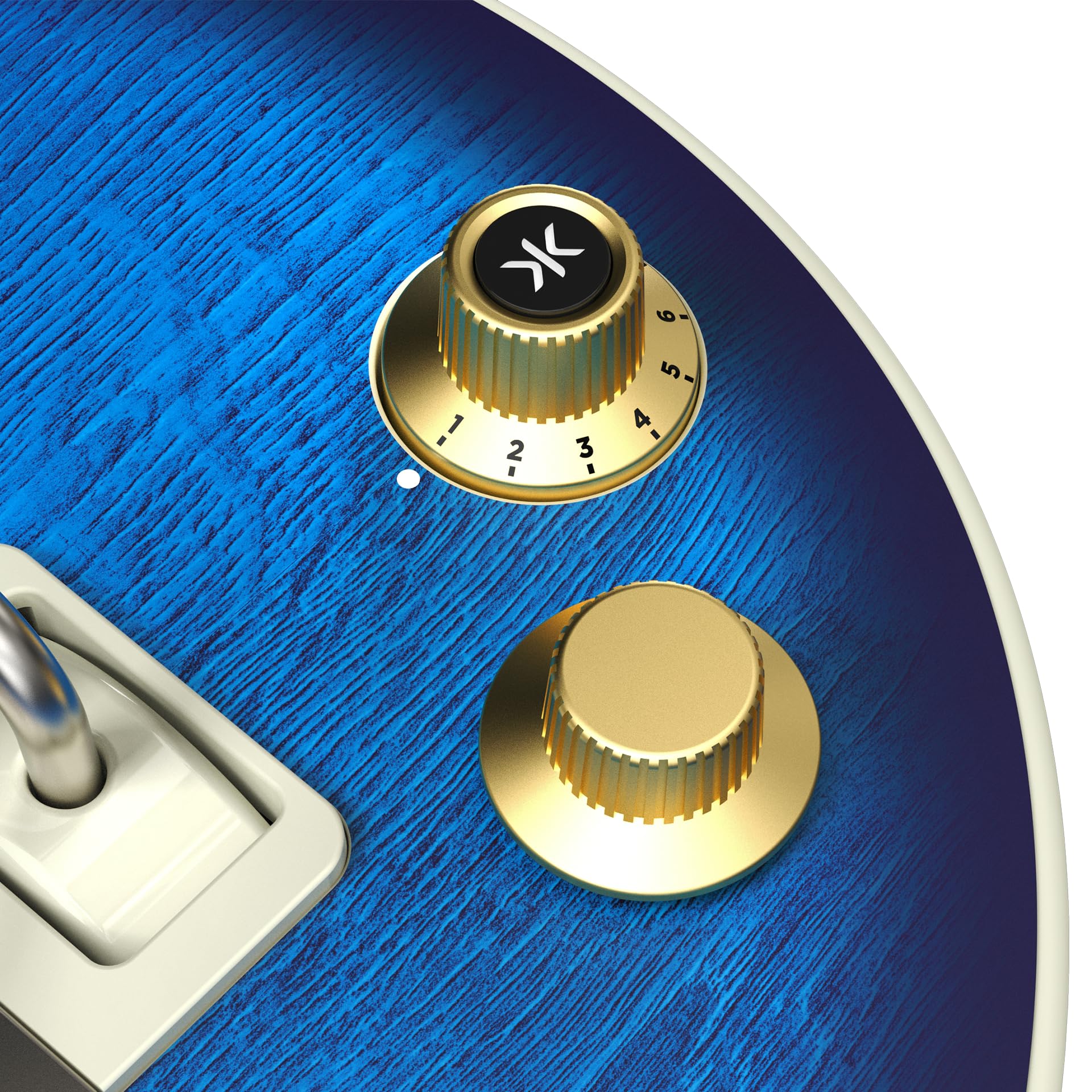 CRKD Gibson Les Paul Guitar Blueberry Burst Pro Multi Platform Edition