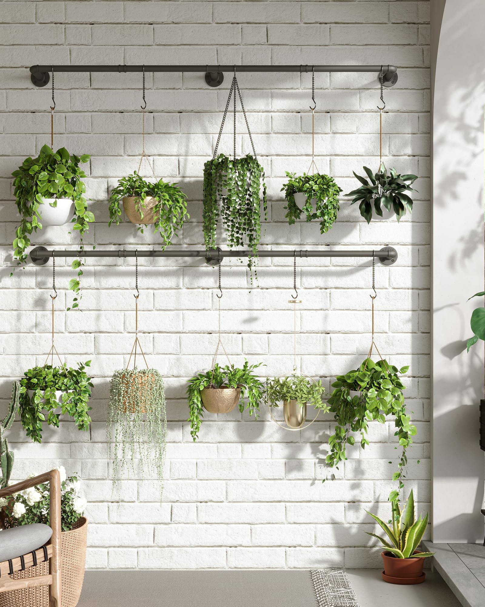 Amazon.co.jp: SOFITORG (ソフィトーグ) 植物吊り下げ棒 2個パック