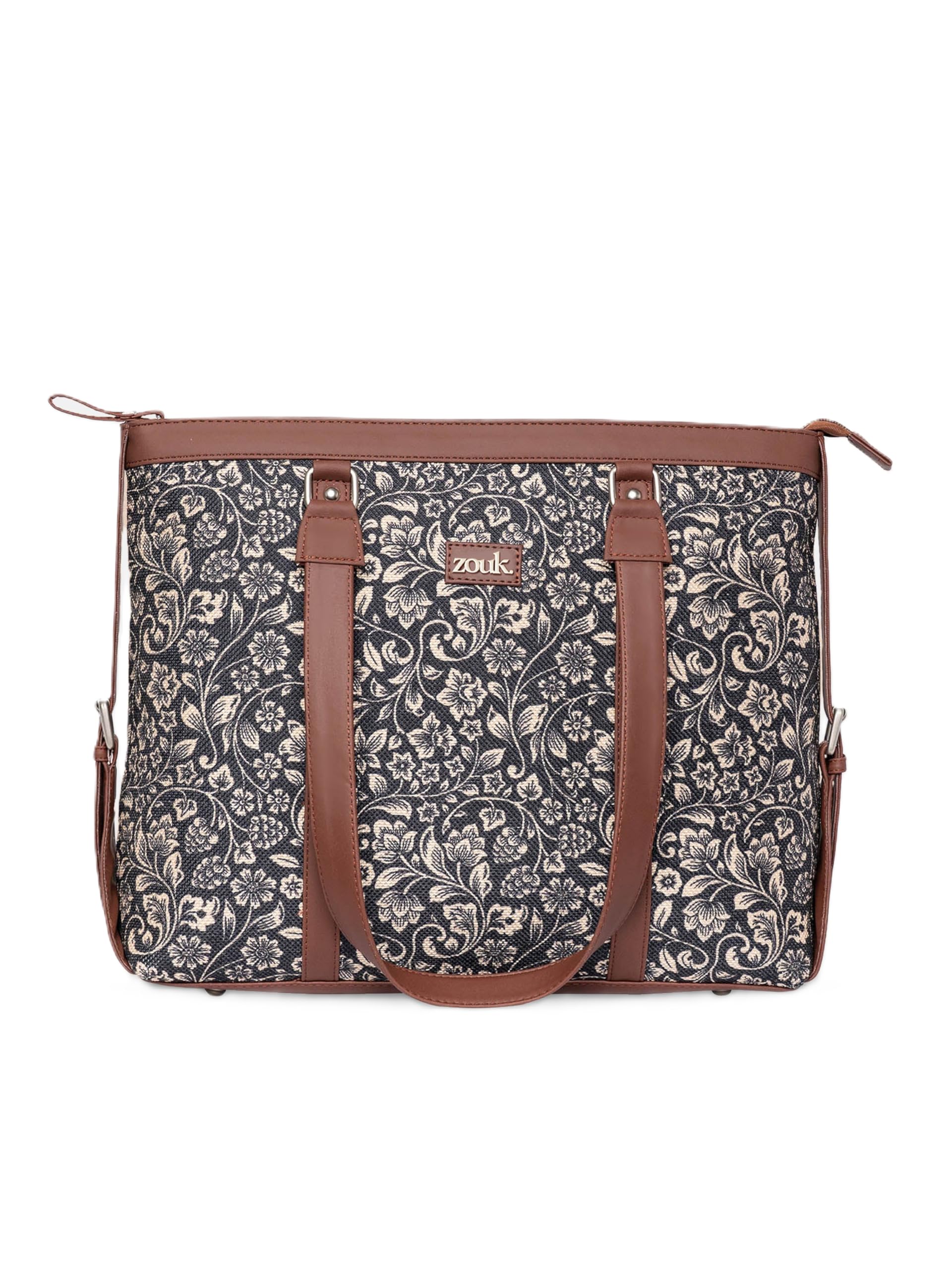 ZOUK Vegan Leather Women's Office Bag for 15.6 inch Laptop, MacBook-image-45