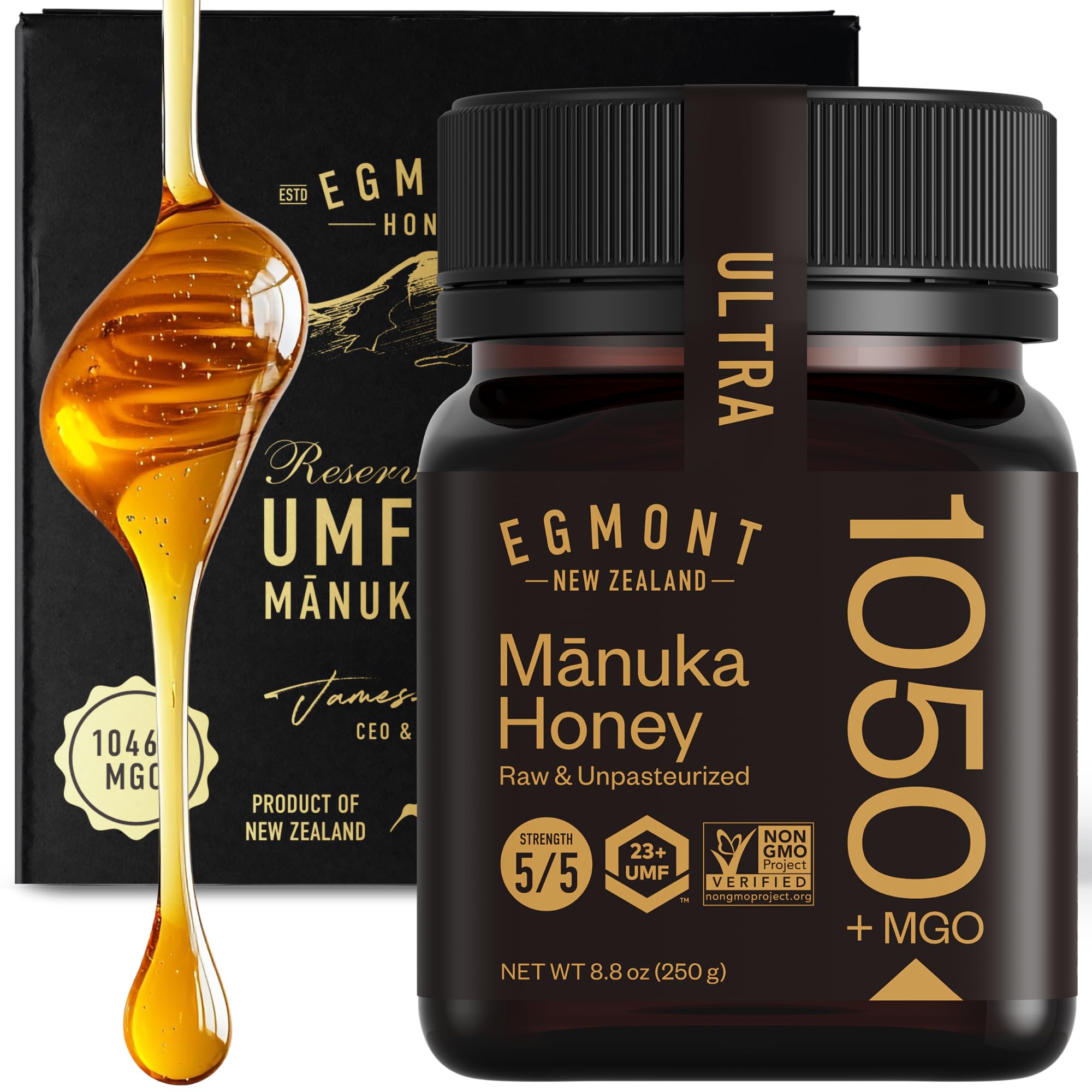 Amazon.com : Egmont Honey Manuka Honey UMF 23+ MGO 1050+ 8.8oz
