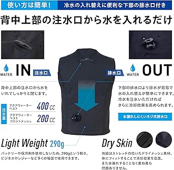 Amazon.co.jp: [AQUA TEC] 2024年 最新 熱中症対策 環境に配慮