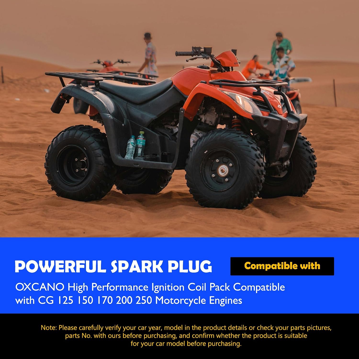 High Performance Ignition Coil Pack Compatible with CG 125cc 150cc 170cc 200cc 250cc Motorcycle Engines