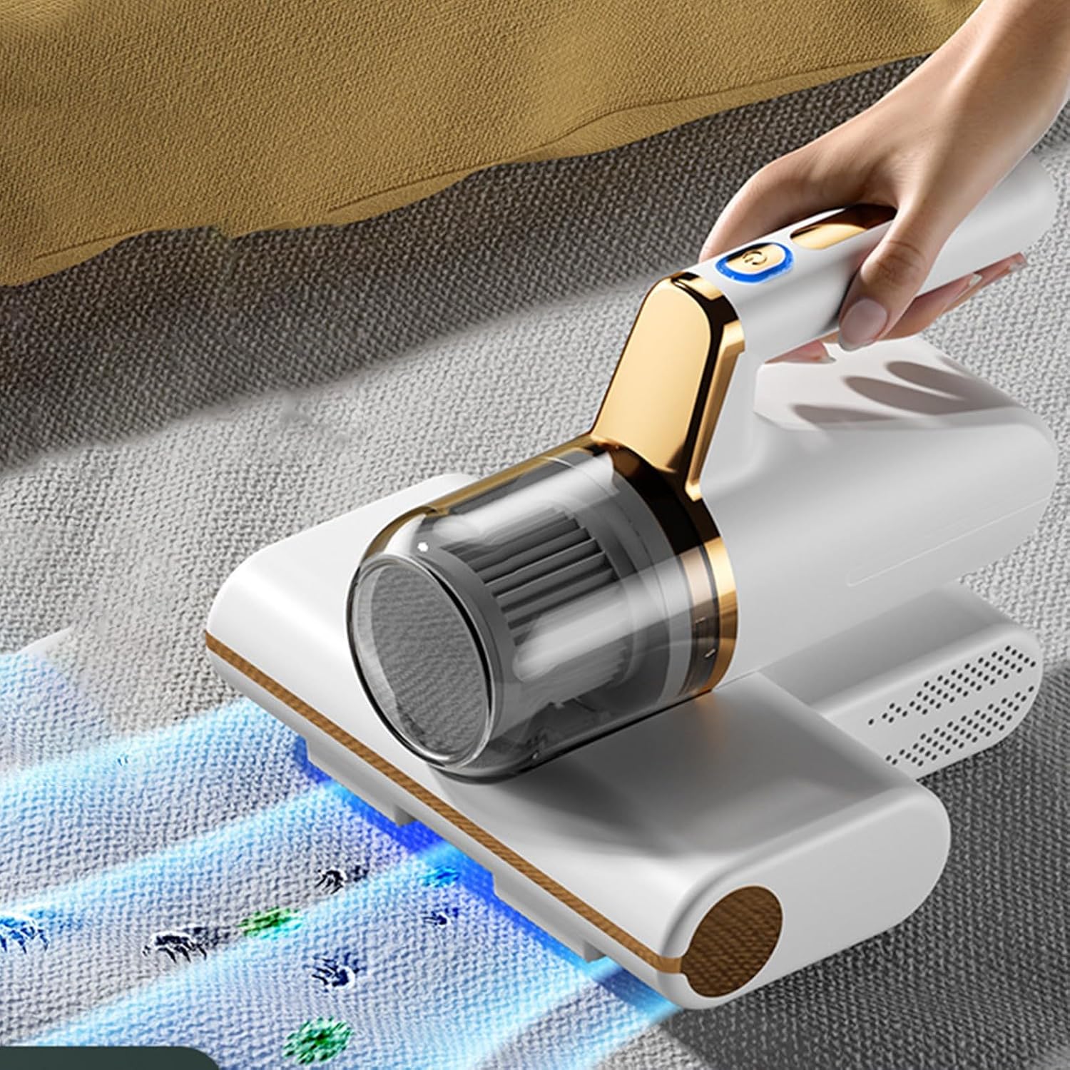 Produktbild von Milbensauger 16KPA Mit UV-Licht Und Heißluftfunktion - Entfernt 99,9